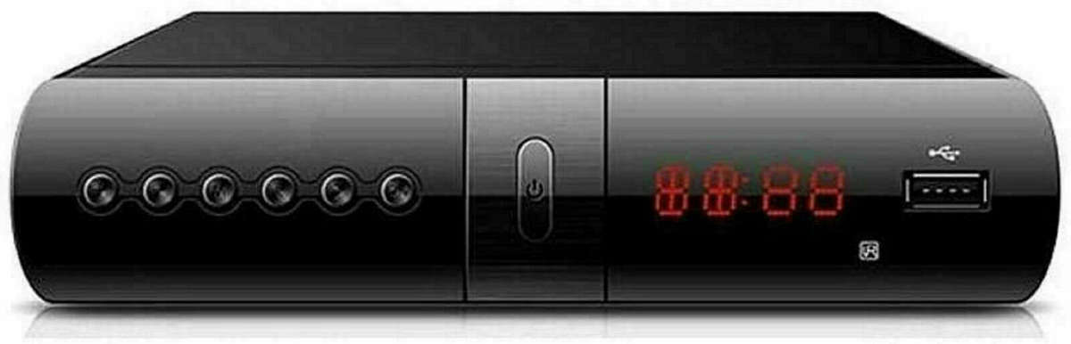 FREE TO AIR DECODER DVB-T2 T3 HD 1080P DIGITALE HDMI SCART MPEG4 JPEG USB REG. PVR