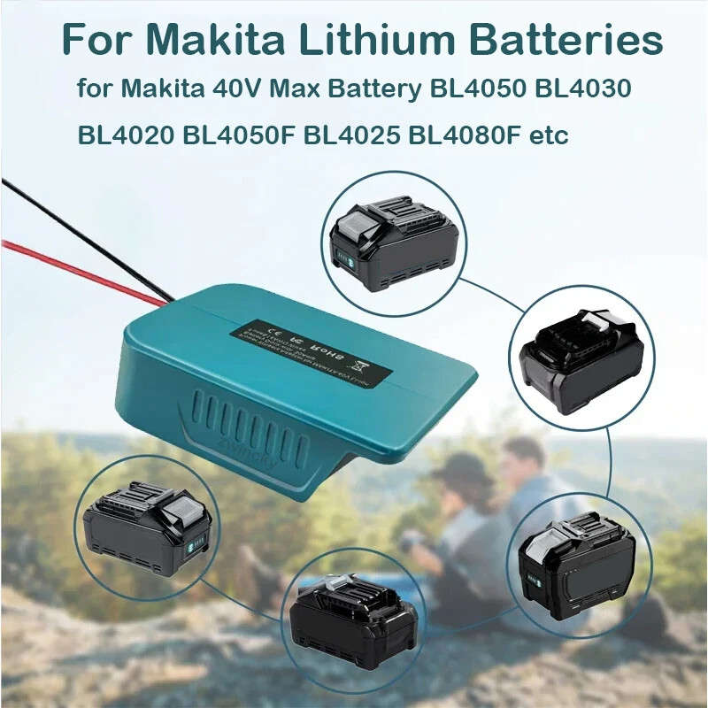 Converter DIY Step Down DC Voltage For Makita DC 40V To 12V Battery Adapter Dock