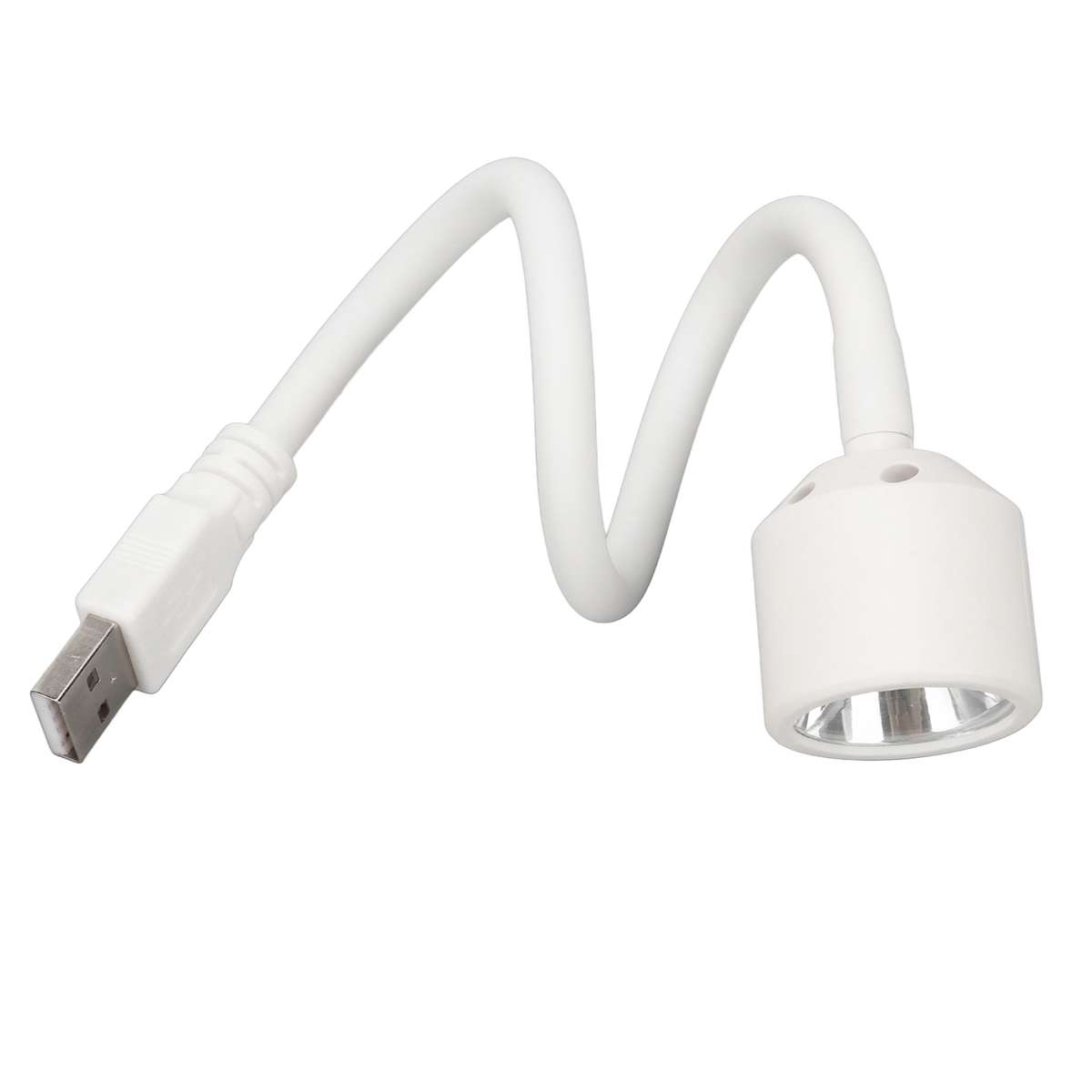 6W Nail Polish Curing Lamp 360 Degrees Drying Flexible Gooseneck USB Plug In CHW