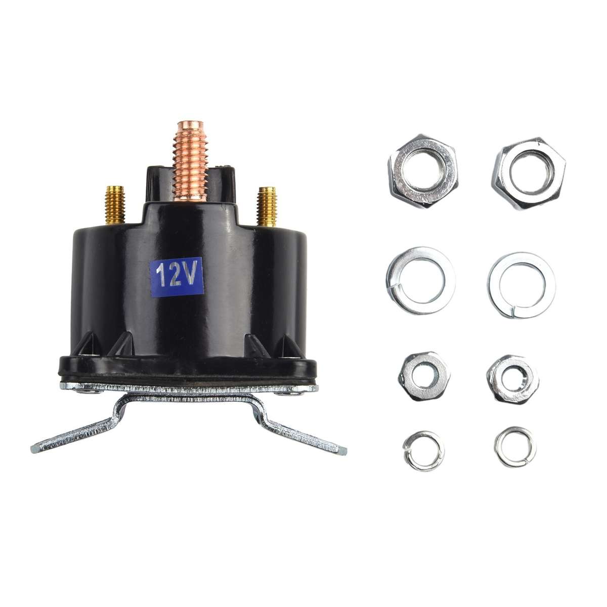 Reliable 12V Solenoid Valve Relay For Hydraulic Pump Motor Dump Trailer