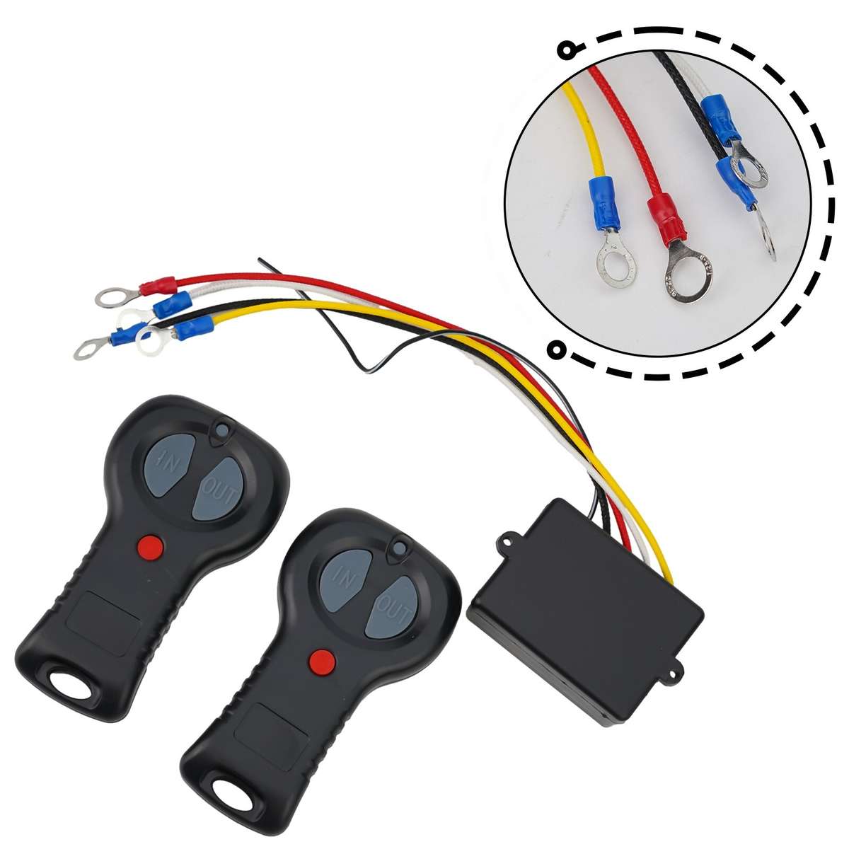 Reliable 12V Wireless Electric Winch Remote Control Kit For Off Road Trucks