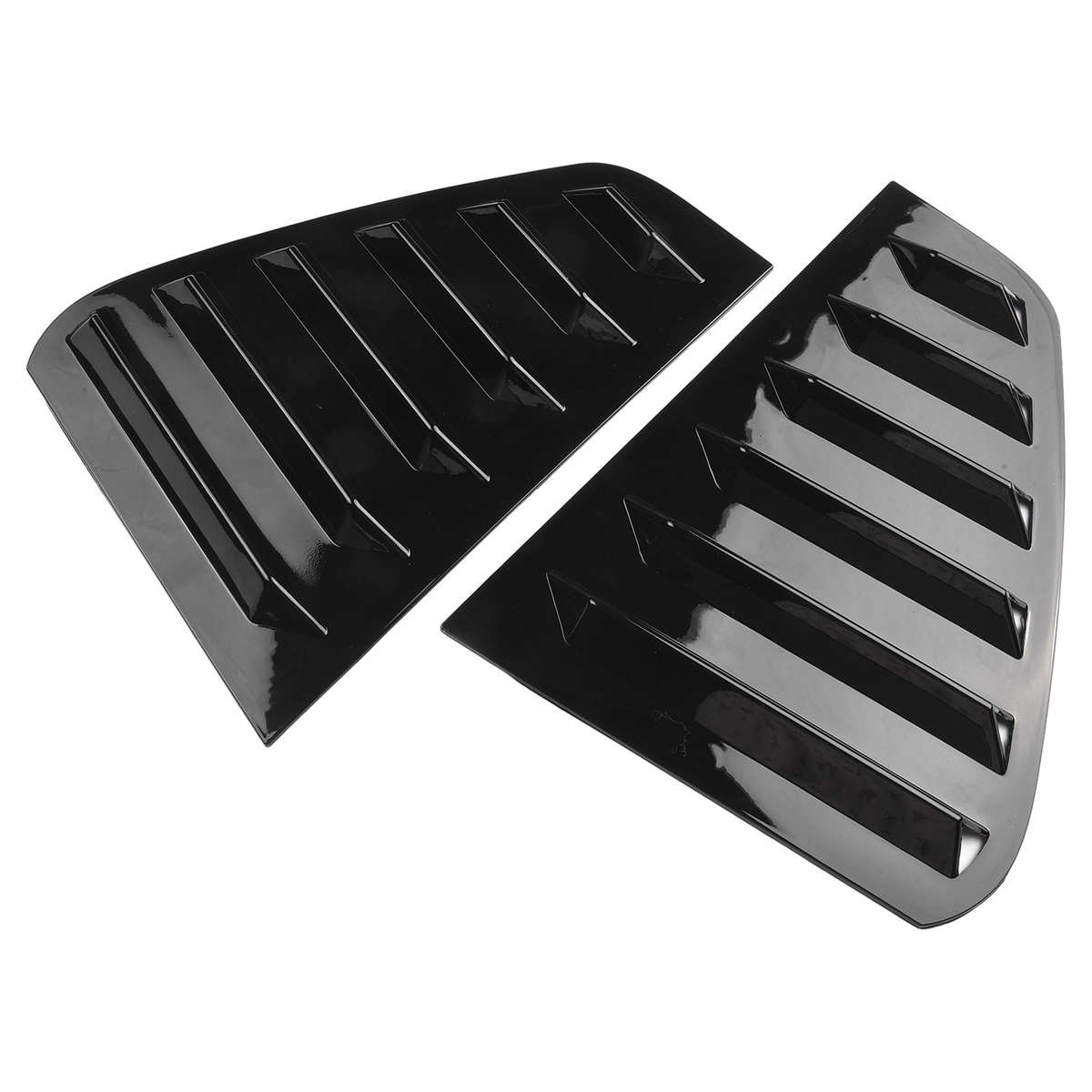 Car Rear Side Door Glass Shutter Louver Cover High Quality For Golf 7 2013 Black