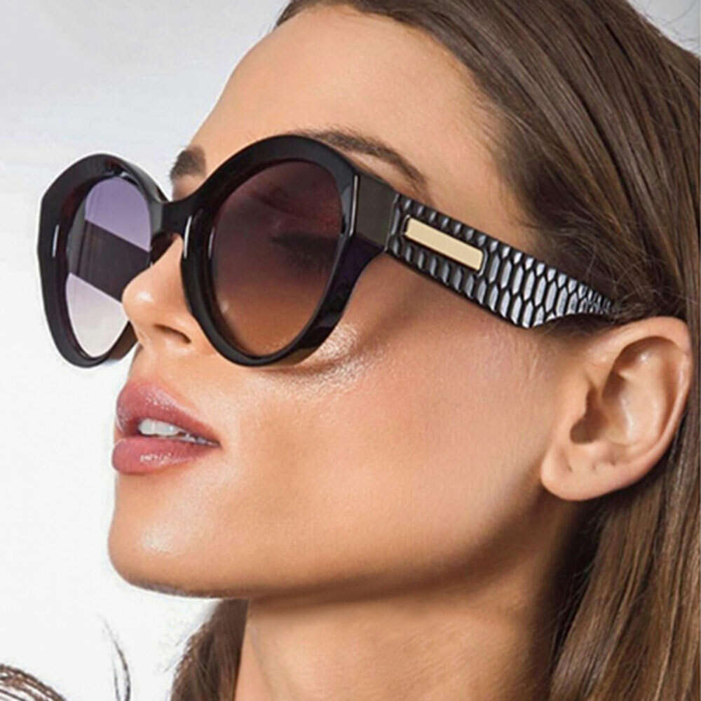 2020 Fashion Oversize Round Sunglasses XXL Women BIG Frame Outdoor Shade Glasses