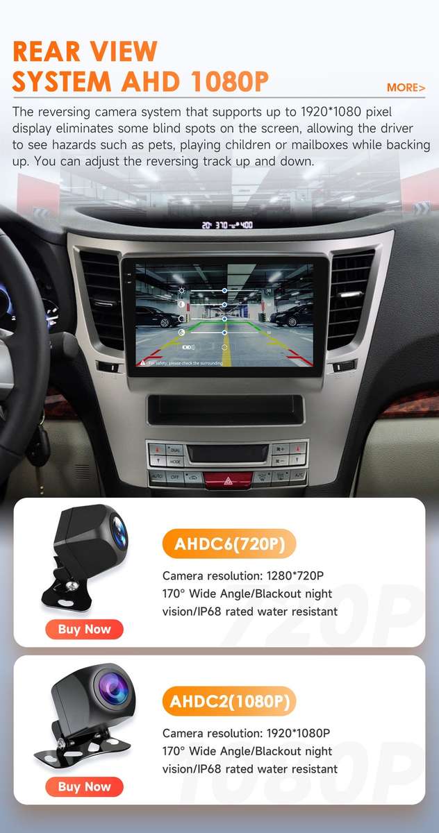 8+128GB Android CarPlay GPS Radio For Subaru Legacy Outback 2010-2014 Stereo DSP