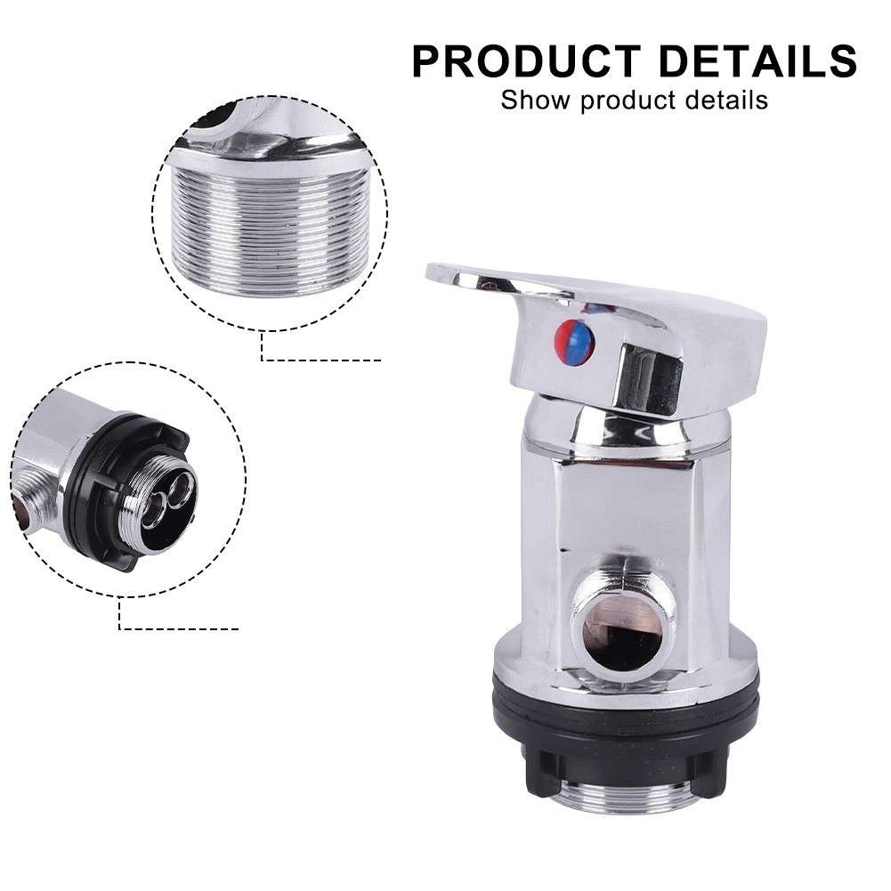 Robust Shower Mixer Tap Zinc Alloy Valve Designed For RV And Camper Use