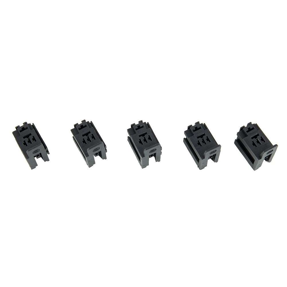 5pcs Automotive Relay Socket Micro 60AMP 5-Pin With 25x Copper Terminals