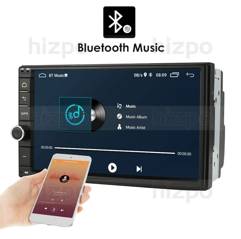 7'' Android 10 2+32GB 2Din Touch Car MP5 Player Stereo FM Radio WiFi GPS NAVI US