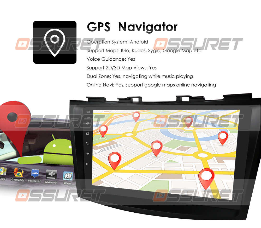 Android 12 Auto Car Radio Stereo Wifi CarPlay GPS Nav For Suzuki Swift 2011-2015