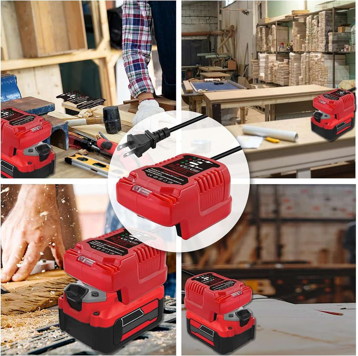 Mini Charger for Craftsman 20V Li-ion Battery CMCB204 CMCB202 CMCB201 CMCB209