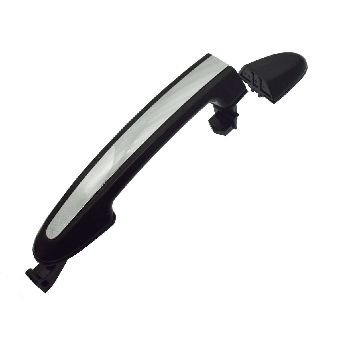 Rear Left/ Right Outside Door Handle Chrome & Black for 2007-12 Hyundai Santa Fe