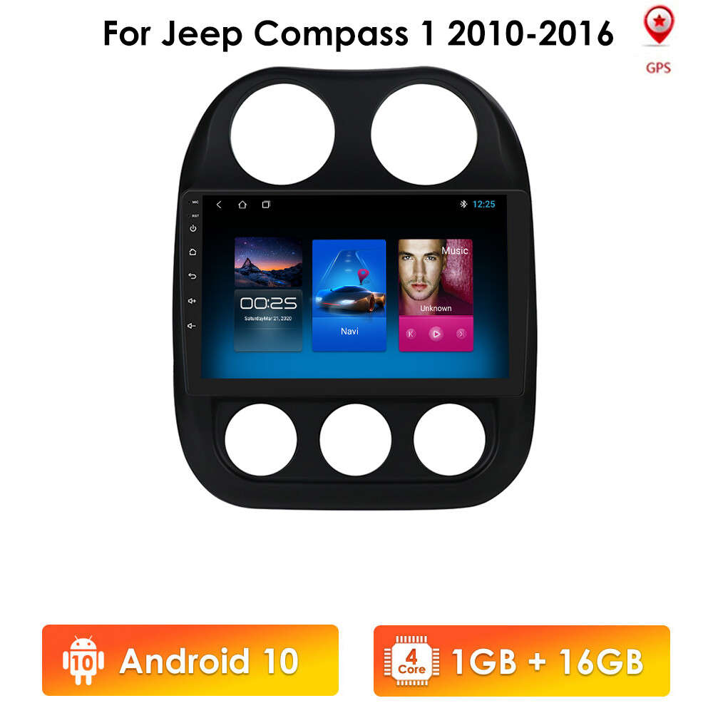 Android 11 Car Stereo Radio CarPlay GPS NAVI For Jeep Patriot Compass+AHD Camera