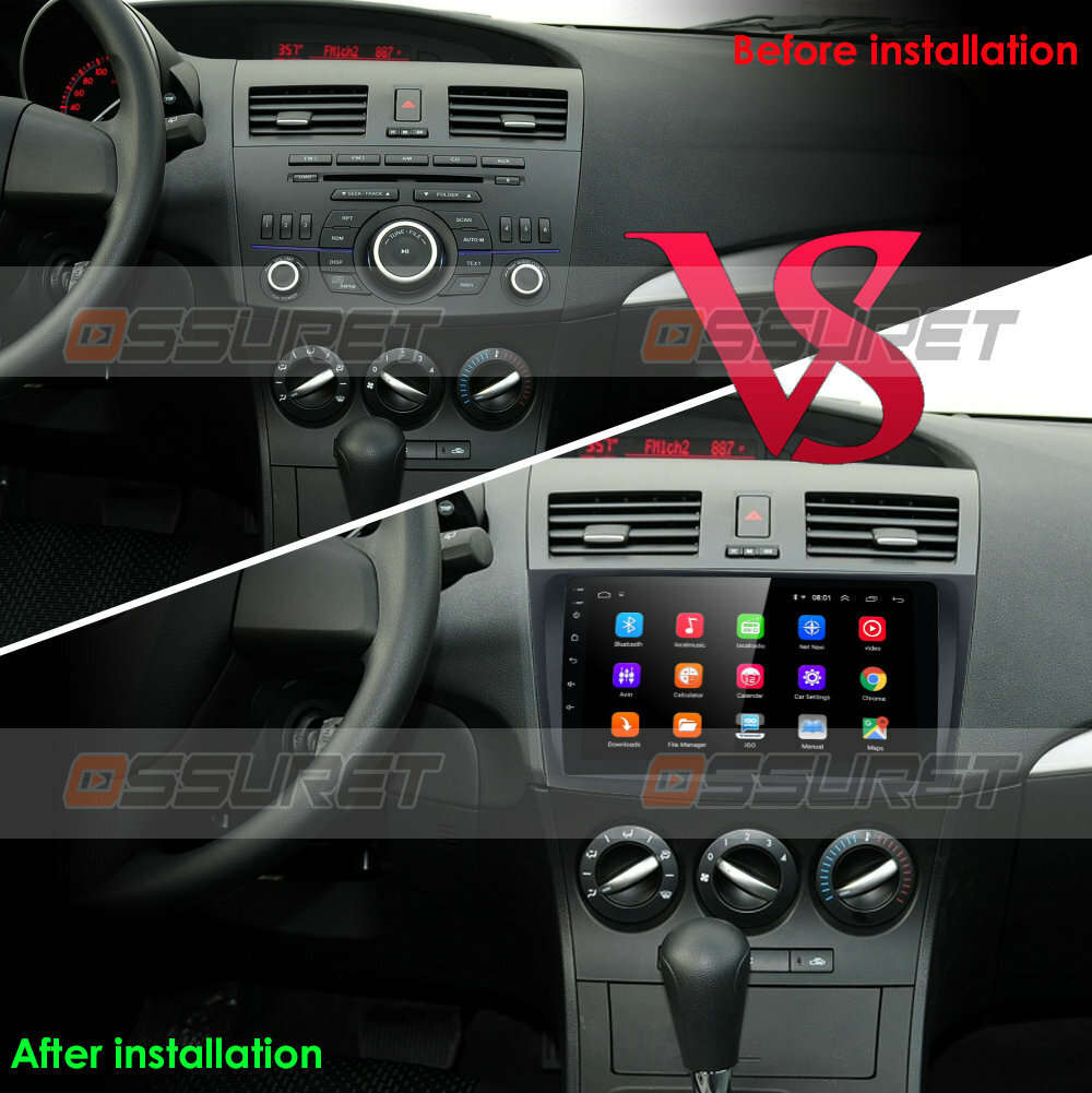 For Mazda 3 2010 2011 2012 2013 Android 9.0 Car GPS Radio Stereo Head unit 1080P