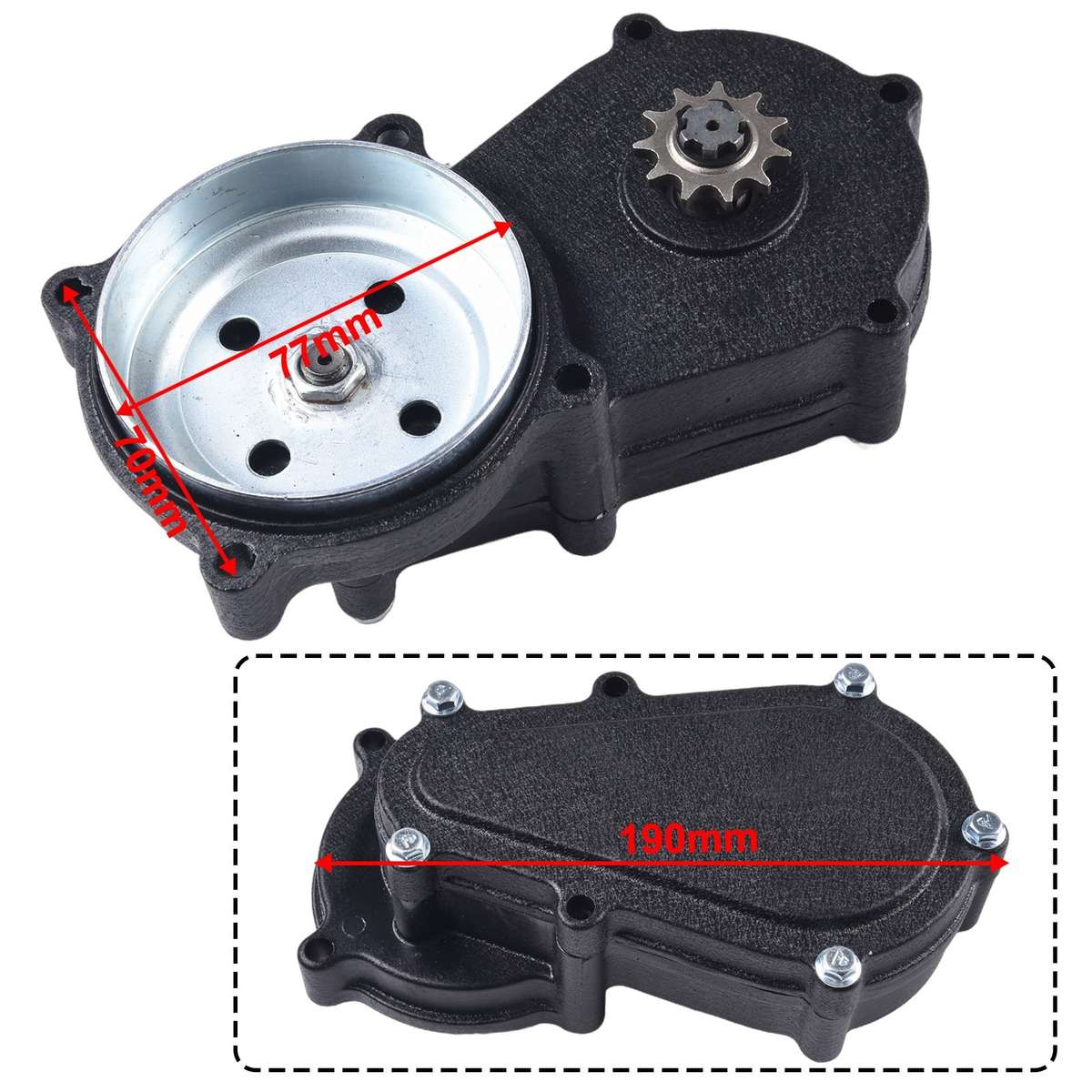 Premium 49cc 4 Stroke Double Chain Clutch Gear Box For Engine Motor Bike