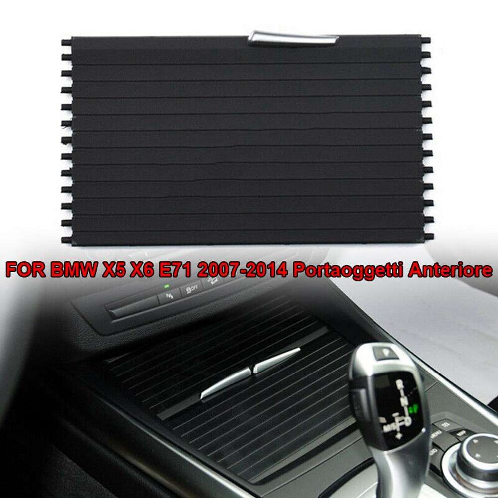 Car Storage Box Auto Center Console Roller Blind Cover For X6E,71,2007-14
