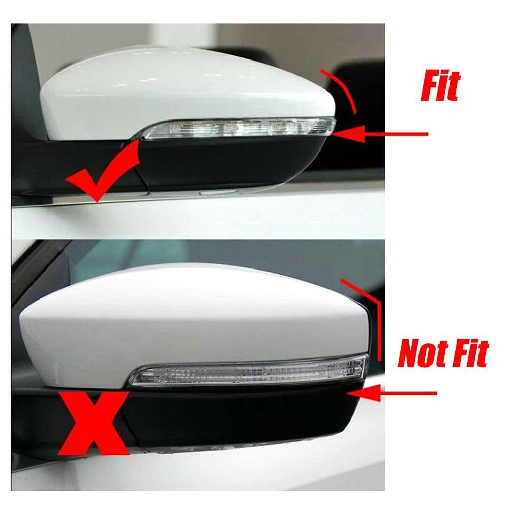 Left Driver Side Rear View Mirror Cover Cap For CC For Eos For Passat 2012-2016