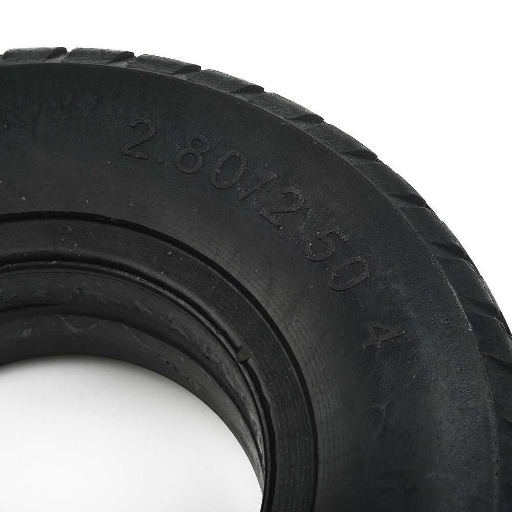 2.80/2.50-4 Black Solid Mobility Scooter Solid Tyre Electric Wheelchair Tires