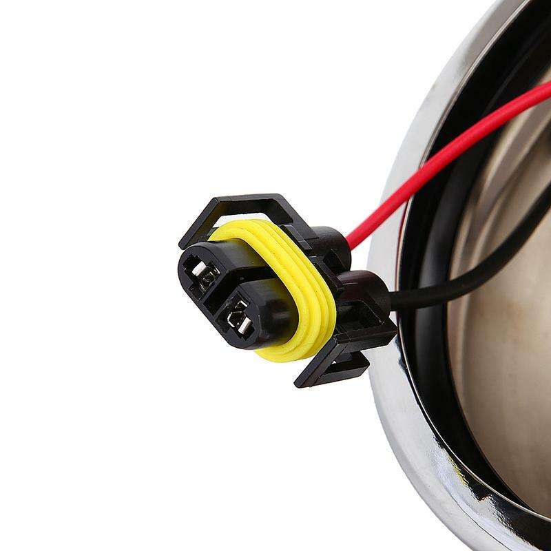 4-1/2 Inch 4.5'' Chrome LED Passing Light Housing Motorcycle Front Fog Lamp
