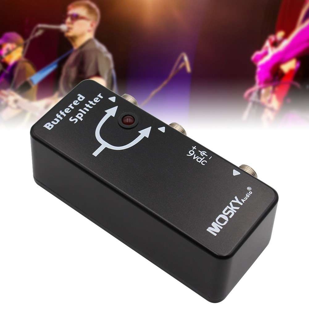 Guitar Buffered Splitter Pedal Ensures Pristine Tone And Powerful Signal