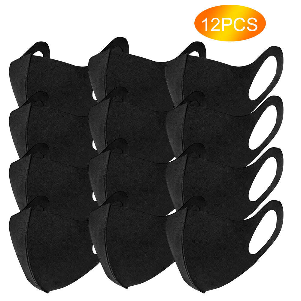 Adult reusable anti dust and flu mask x 12
