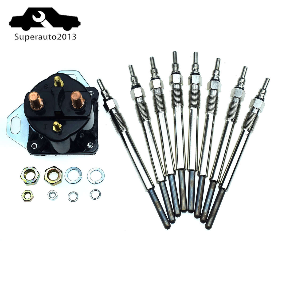 F4TZ12A342BA New Glow Plug & Controller Kit For 1997-2003 Ford 7.3L Powerstroke