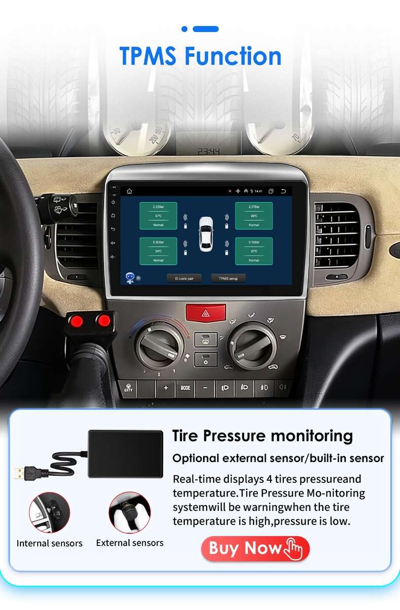 For Lancia Ypsilon 2006-2011 Android13 Car Stereo Radio Carplay GPS Headunit RDS