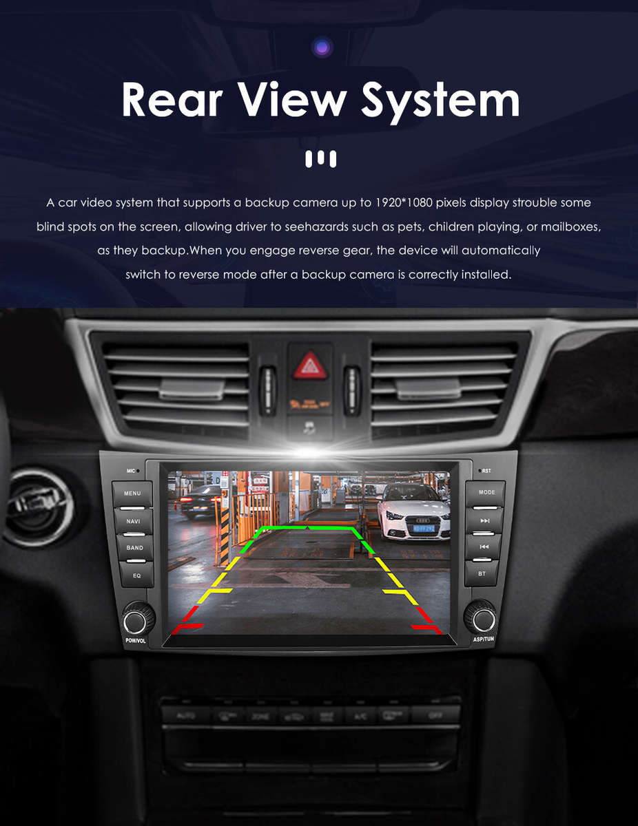 Android 12 Carplay Radio Stereo DSP GPS For Mercedes Benz CLS E-Class W211 W219