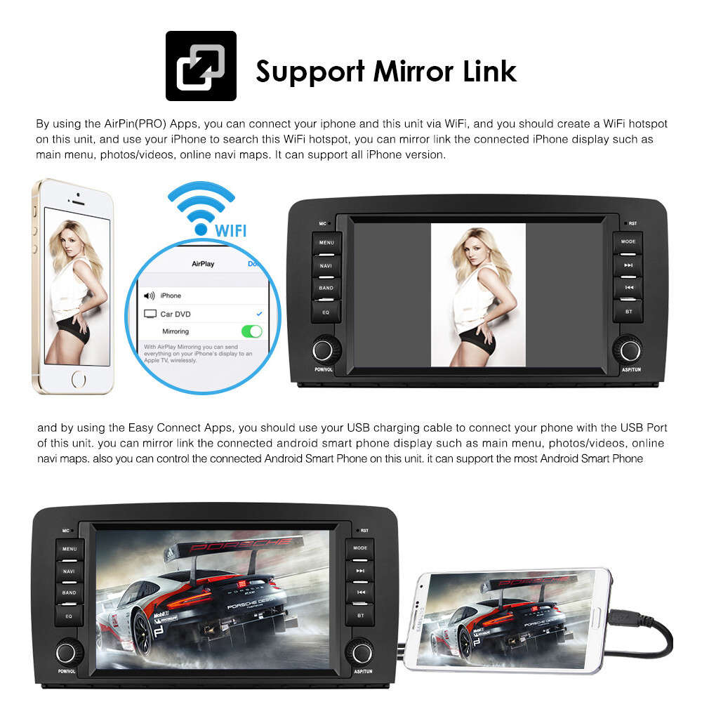 For Mercedes Benz R-Class W251 2006-2013 Android 12 Car Stereo Radio GPS CarPlay
