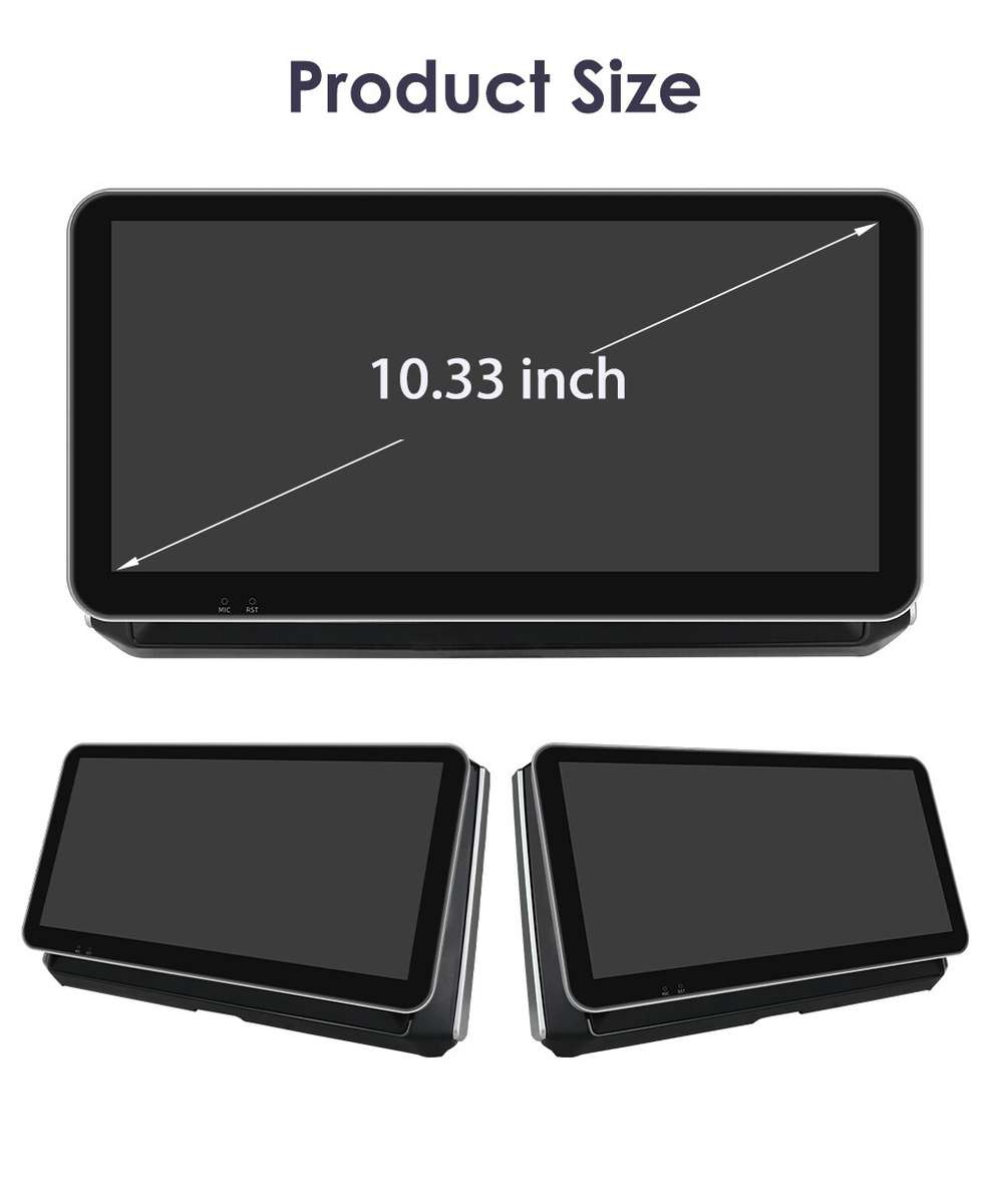 10.33"Android 12 CarPlay Stereo BT GPS Radio Player For Toyota Corolla 2018-2021