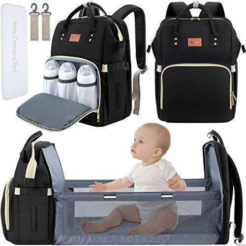 Multi-functional baby diaper bag & Bed