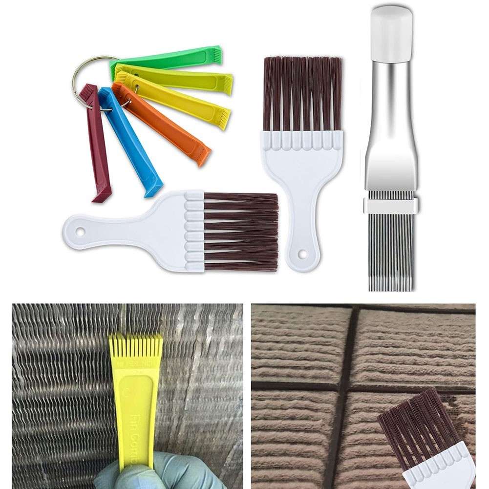 Comprehensive AC And Radiator Fin Tool Set For Straightening And Cleaning