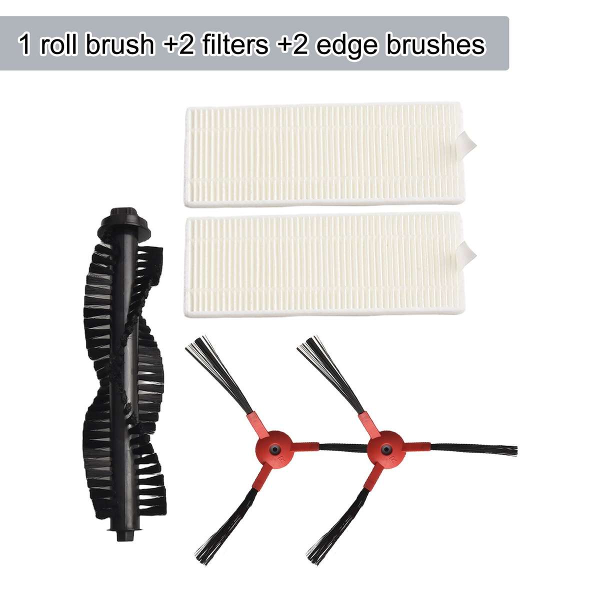 High Quality Roller Brush And Side Filter Kit For AiRROBO P10 Vacuum Cleaner