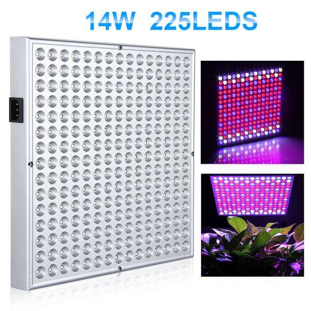 14W LED Plant Grow Light Panel Full Spectrum for Indoor Plants Veg and Flower