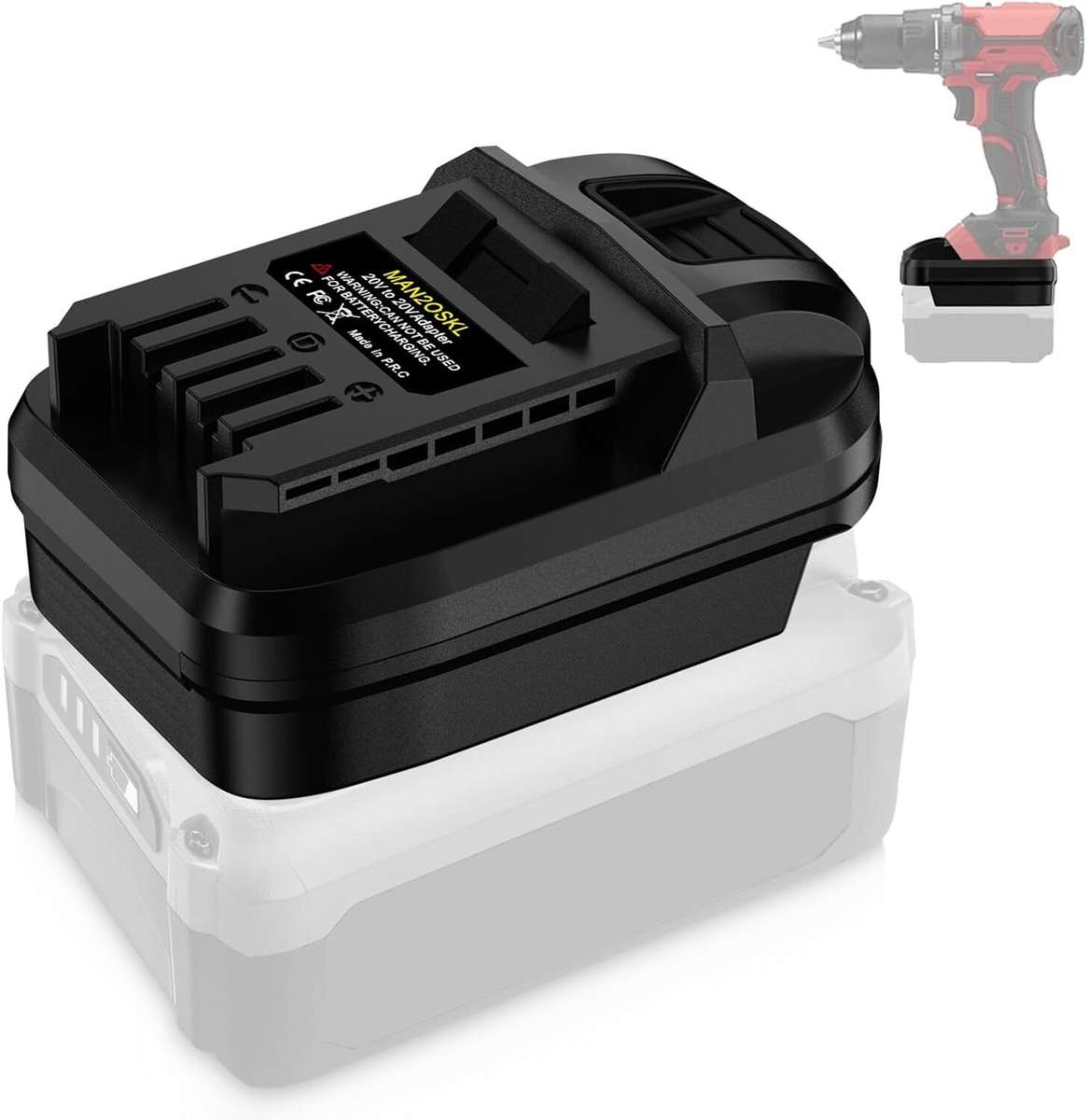 Adapter for Craftsman 20V Battery Converter to for SKIL 20V Power Tools Drill