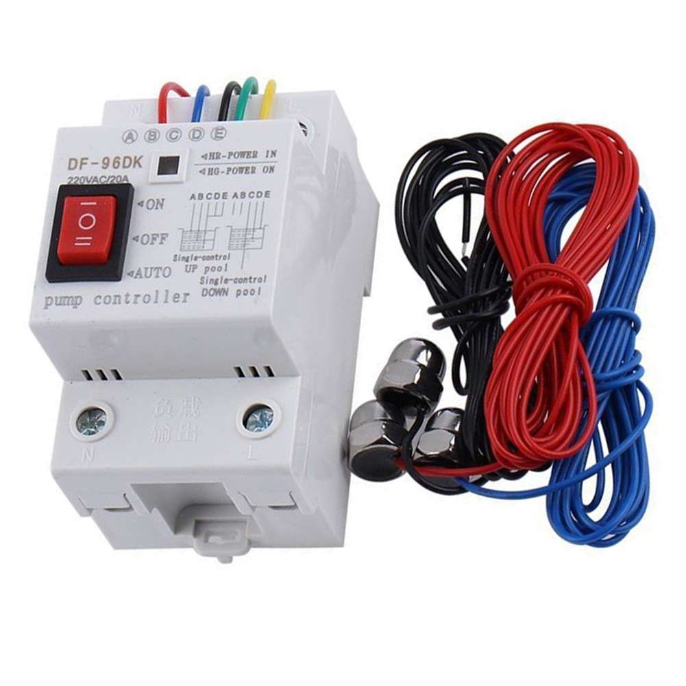 Automatic Water Pump Controller Switch Tank Liquid Level Detection 20A 220V 50Hz