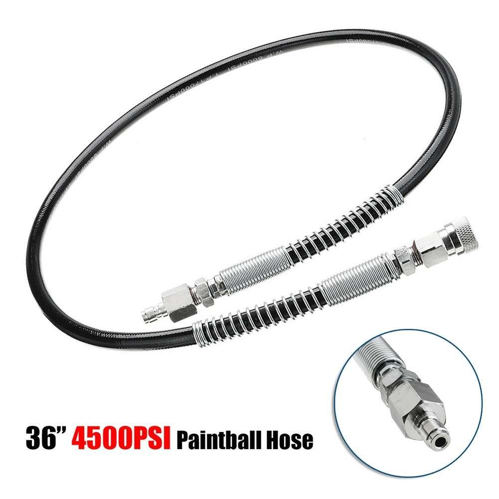 36'' Braided Hose With Quick Release For 4500 PSI For HPA SCUBA PCP Tank Fill