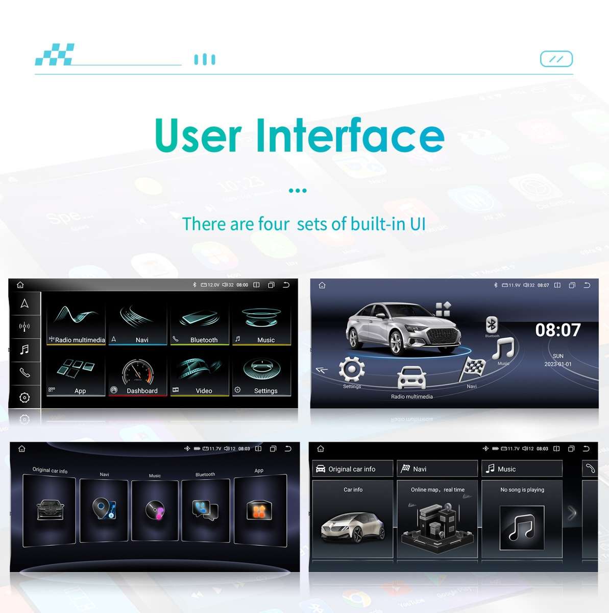 Carplay Radio Stereo 8Core 10.25''Android 13 GPS Navi For Audi Q5 2009-2016 High