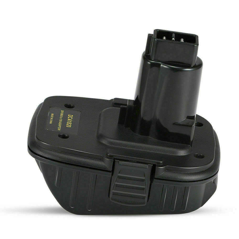 DCA1820 Adapter For DeWalt 20V Li-Ion Battery DCB206 To 18V NiCad NiMh Battery