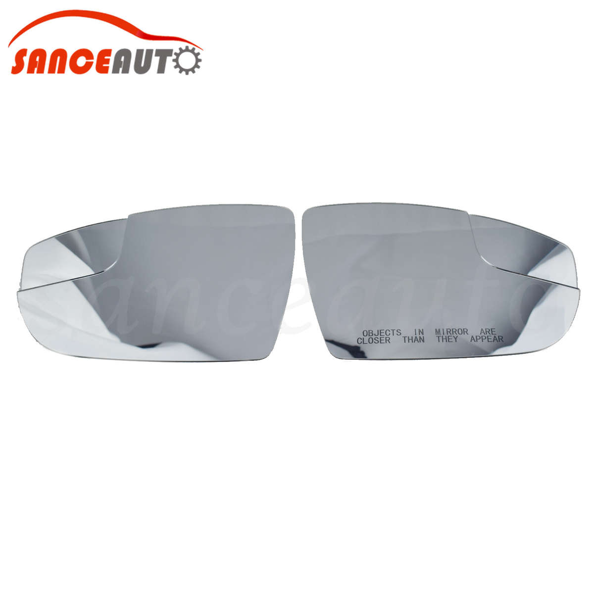 Pair Mirror Glass For 2012-18 Ford Focus 2.0 Non-Heated CM5Z17K707E,CM