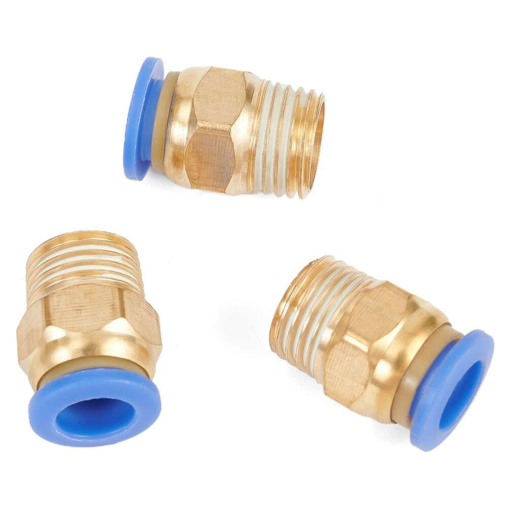 4R210-08 Hand Push Pull Pneumatic-Air Valve 5 Ways 2 Pos 1/4"BSPT & Connector