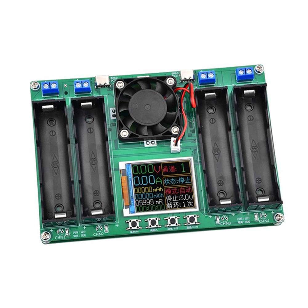 Advanced Battery Tester For Lithium Batteries Measure Capacity And Resistance