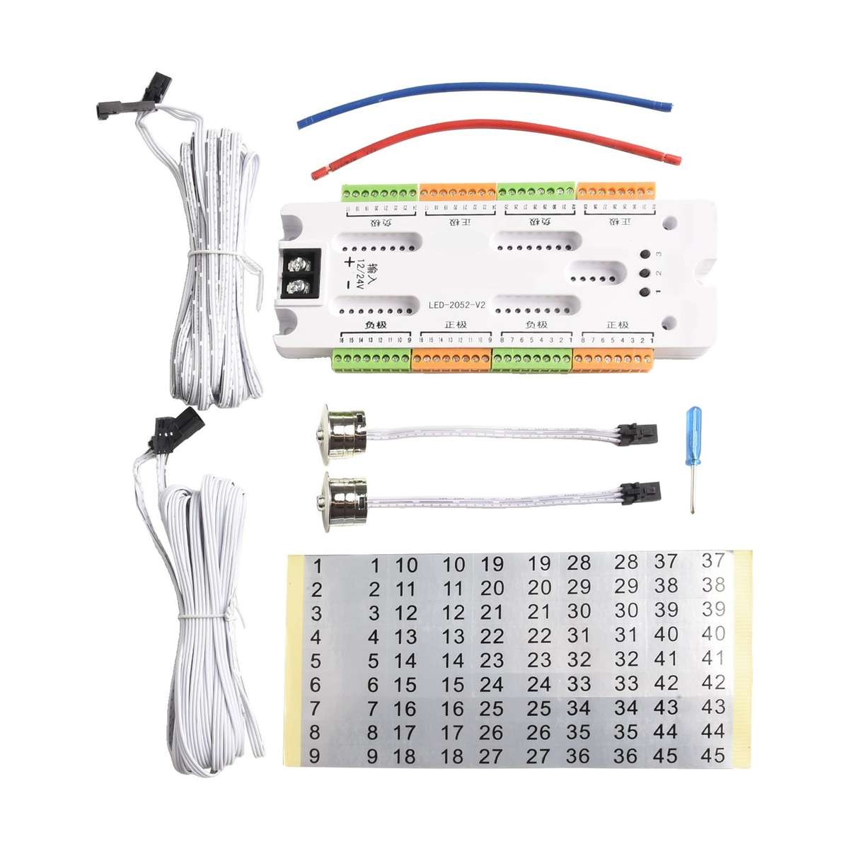 Sensor Stair LED Controller Motion PIR 32 Channel Automatic Illumination