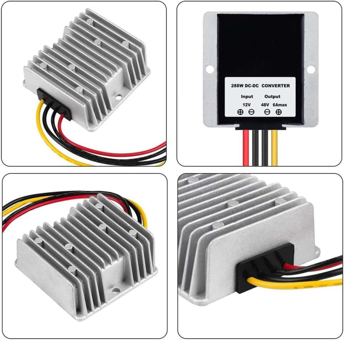 DC 12V to DC 48V 5A Voltage Regulator Power Converter Transformer