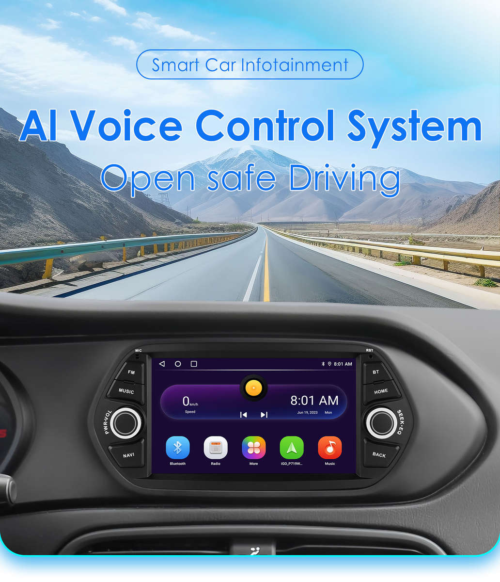 2+32GB Android 12 Apple CarPlay Car Stereo GPS Head Unit For Fiat Tipo 2015-2017