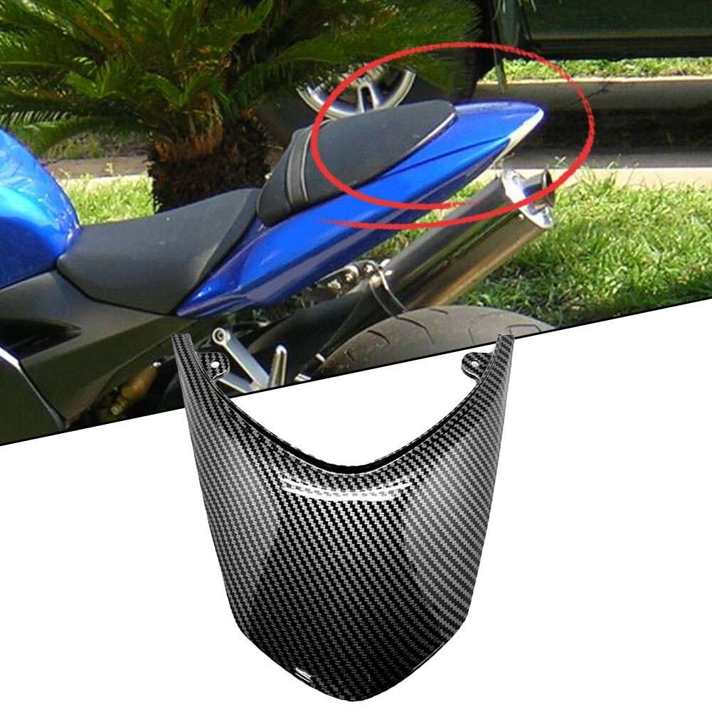 For KAWASAKI ZX10R 2004 2005 Carbon Fiber Black Upper Tail-Light Cover Fairing