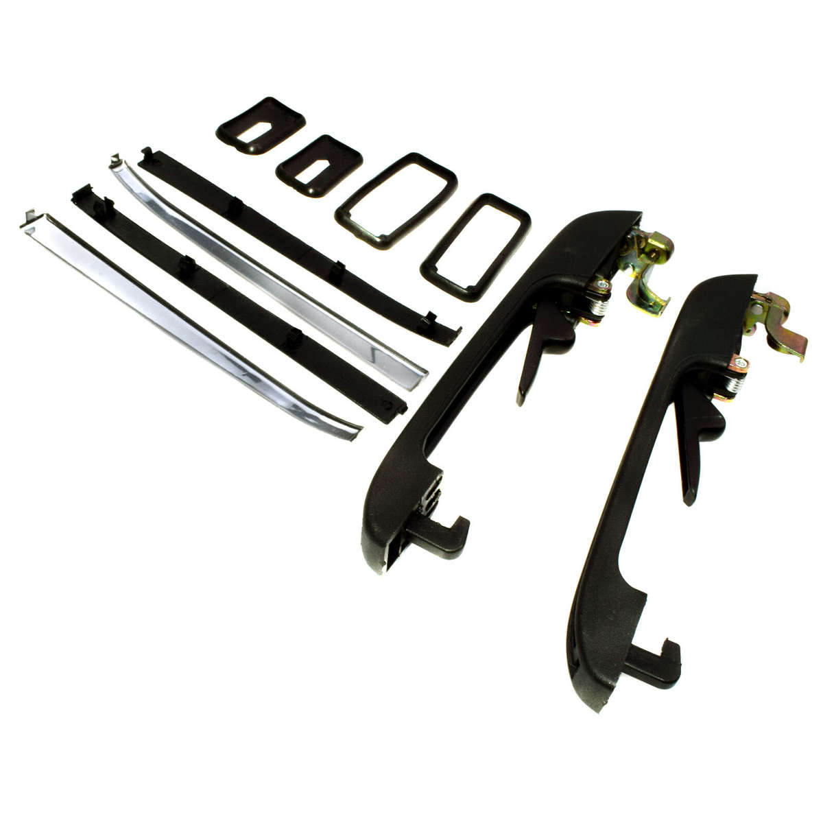 Rear Left & Right Side Exterior Door Handle W/Key For VW Golf Jetta Rabbit New