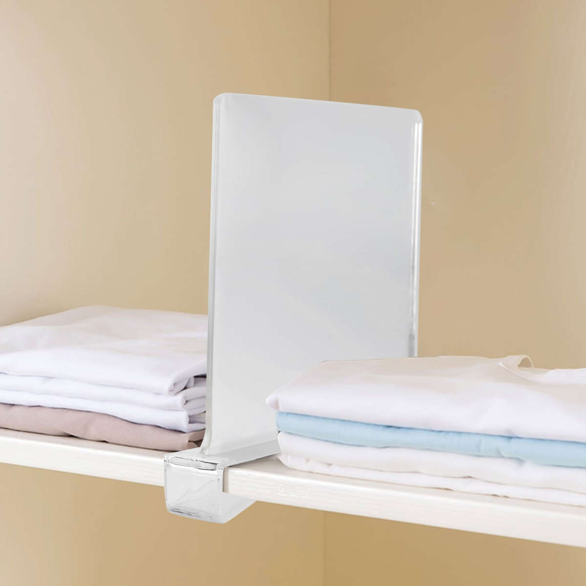 Clear Acrylic Shelf Dividers For Efficient Space Utilization 10 9 X 9 1