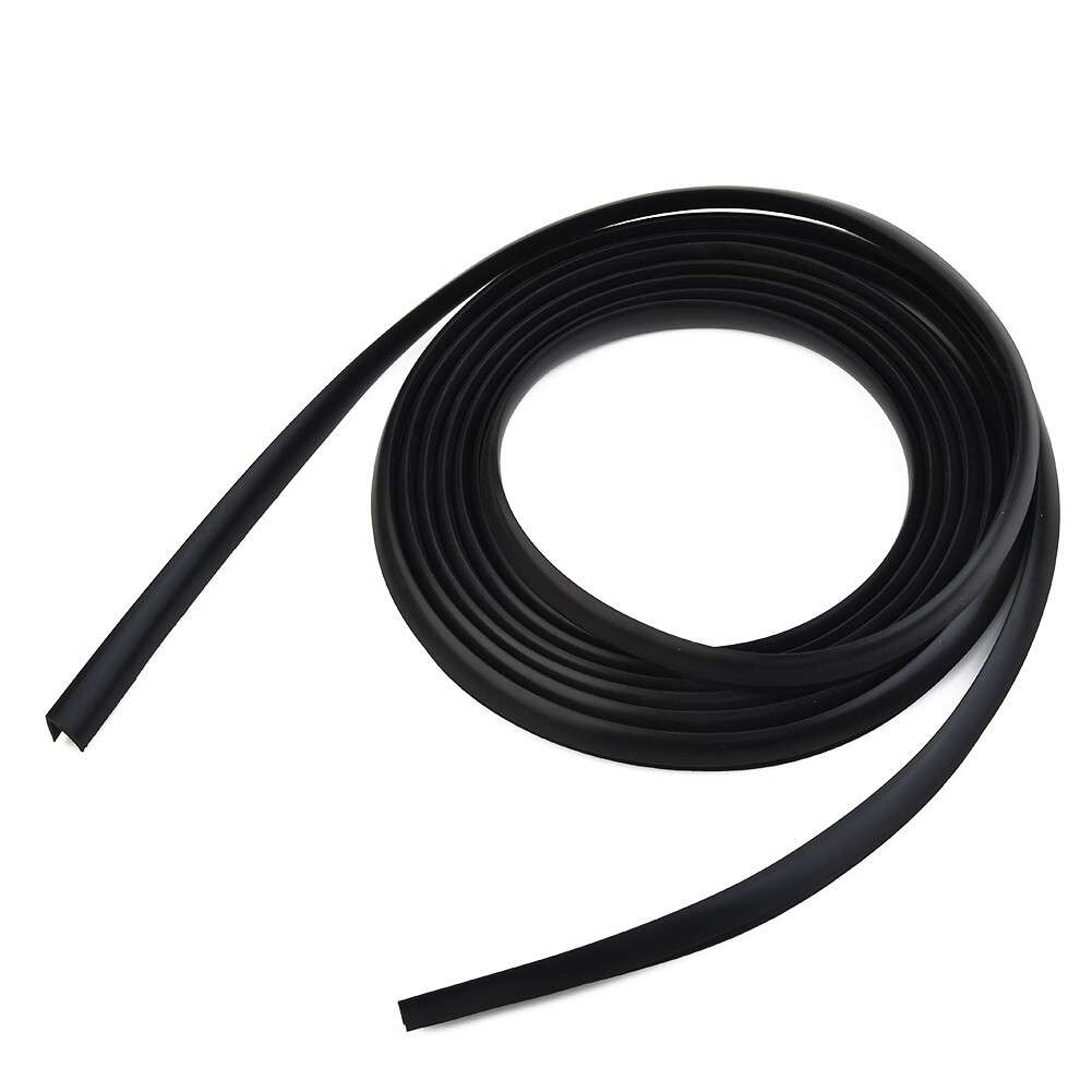 4m V-Type Car Seal Strip For Auto Car Side Glass Rubber Black Parts