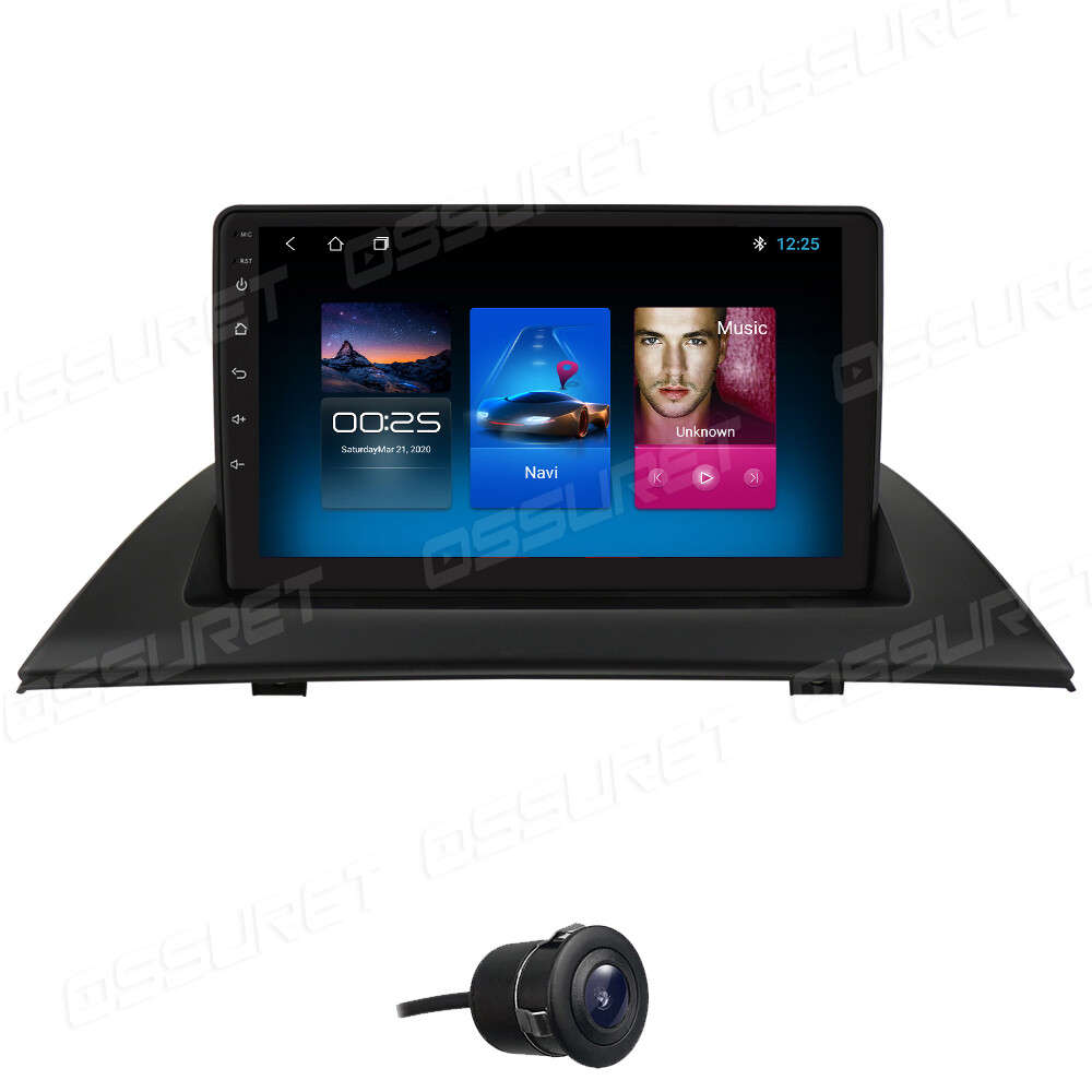 9" Android 9.1 Car Radio GPS Stereo WiFi DAB+ BT Camera For BMW X3 E83 2004-2012