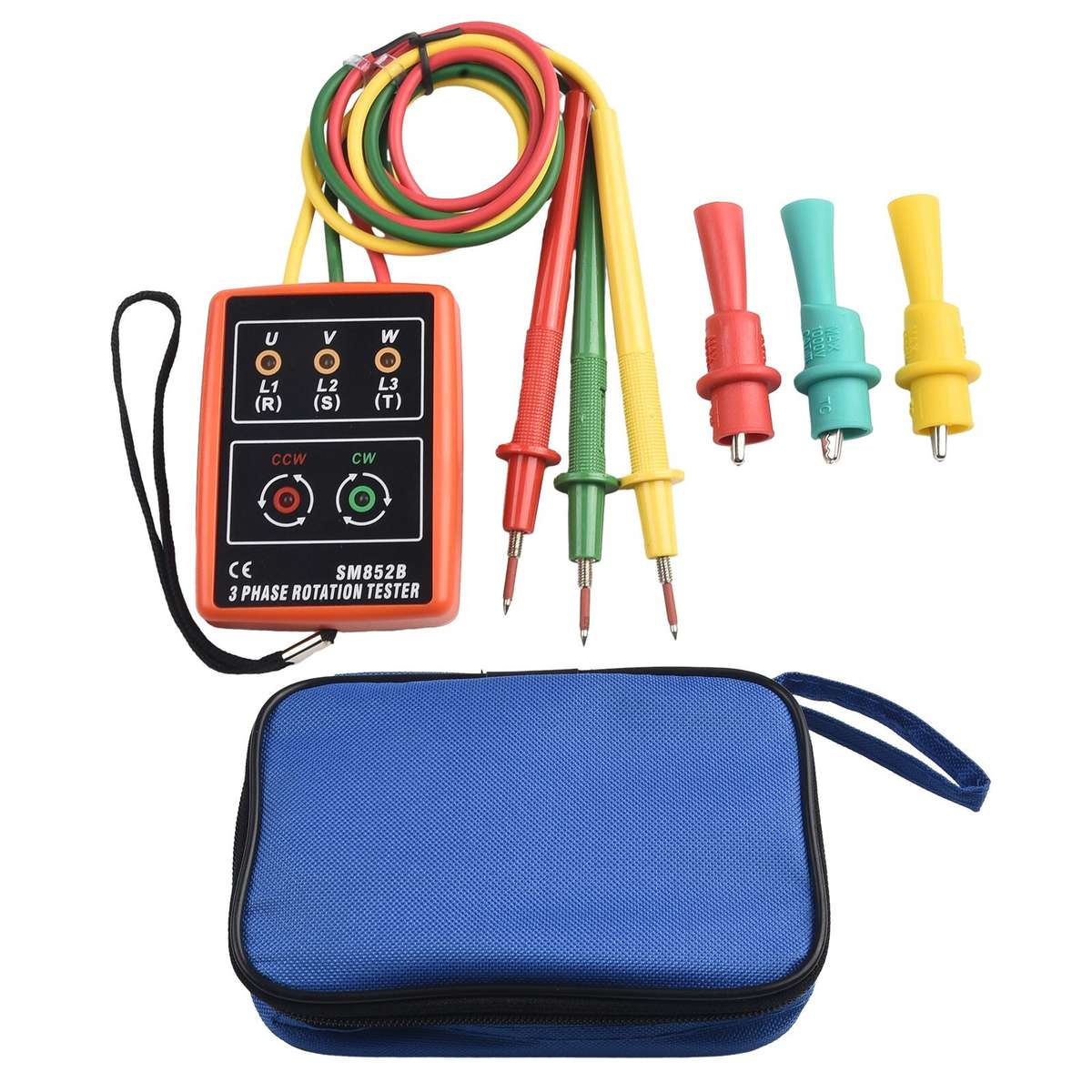Efficient SM852B 3 Phase Sequ Ence Tester For Phase Rotation Detection