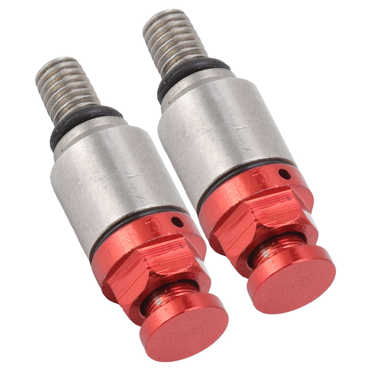 Car 2pcs M5x0.8 Aluminium Alloy Fork Air Bleeder Pressure Relief Valve Fit For